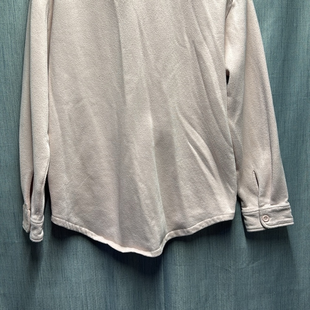 🏴 PLAYBOY Pink Casual Button down sweater size small - Picture 10 of 10